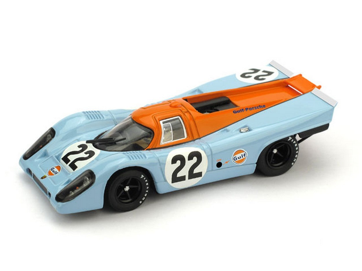 MODELE REDUIT COMPATIBLE AVEC PORSCHE 917K N.22 RETRAITE (ACCIDENT) LM 1970 HAIWOOD-HOBBS 1:43 BRUMM BM0495