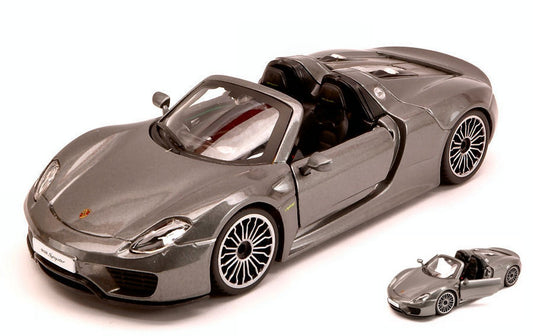 SCALE MODEL COMPATIBLE WITH PORSCHE 918 SPYDER 2013 SILVERGUN 1:24 BURAGO BU21076