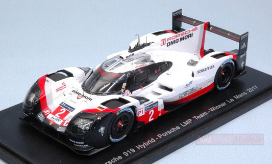 SCALE MODEL COMPATIBLE WITH PORSCHE 919 HYBRID N.2 WINNER LM 2017 BERNHARD-BAMBER-HARTLEY 1:43 REP. SPARK S43LM17