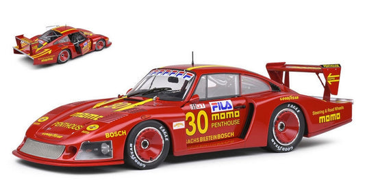 SCALE MODEL COMPATIBLE WITH PORSCHE 935 MOBYDICK N.30 DRM NORISRING 1981 MORETTI 1:18 SOLID SL1805403