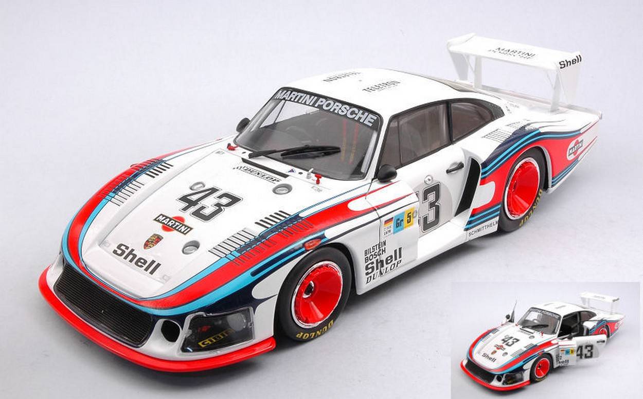 SCALE MODEL COMPATIBLE WITH PORSCHE 935 MOBYDICK N.43 LM 1978 SCHURTI-ROLF-STOMMELEN 1:18 SOLID SL1805401