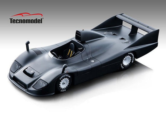 SCALE MODEL COMPATIBLE WITH PORSCHE 936 1977 TEST VERSION MATT BLACK 1:18 TECNOMODEL TMD18148D
