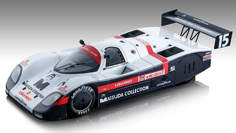 SCALE MODEL COMPATIBLE WITH PORSCHE 962 C GTI 1987 N.15 1000 KM FUJI BALDI/THACKWELL 1:18 TECNOMODEL TMD18169B