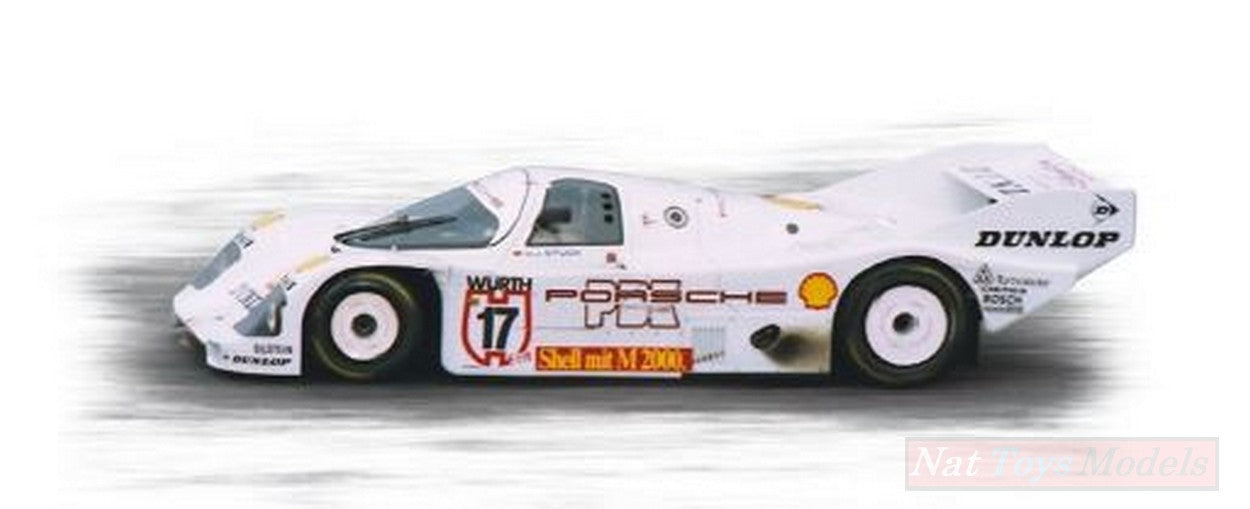 SCALE MODEL COMPATIBLE WITH PORSCHE 962 C N.17 WINNER SUPERCUP NURBURGRING 1987 HJSTUCK 1:18 NOREV NV187412