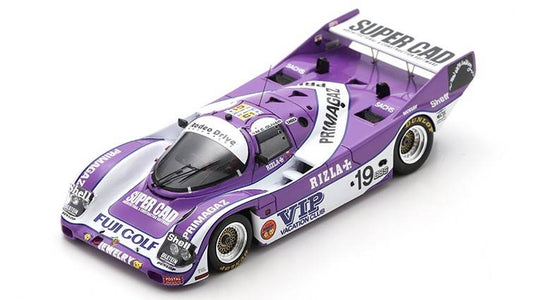 SCALE MODEL COMPATIBLE WITH PORSCHE 962 C N.19 26th LM 1990 COHEN OLIVAR-LEE DAVEY-IKETANI 1:43 SPARK MODEL S9882