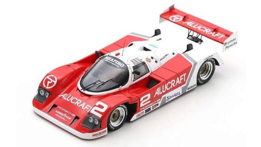 SCALE MODEL COMPATIBLE WITH PORSCHE 962 C N.2 4th 24 H DAYTONA 1990 GROHS-STUCK-HERZOG-HAYWOOD 1:43 SPARK MODEL US243