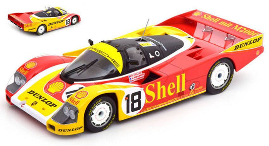 SCALE MODEL COMPATIBLE WITH PORSCHE 962 C SHELL N.18 LM 1988 WOLLEK-SCHUPPAN vdMERVE 1:18 NOREV NV187414