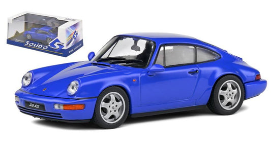 SCALE MODEL COMPATIBLE WITH PORSCHE 964 RS 1992 BLUE 1:43 SOLID SL4312901