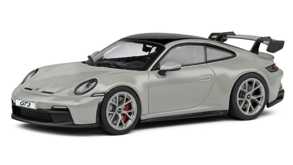 SCALE MODEL COMPATIBLE WITH PORSCHE 992 GT3 COUPE 2021 CHALK GRAY 1:43 SOLID SL4312501