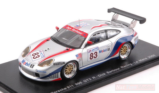 SCALE MODEL COMPATIBLE WITH PORSCHE 996 GT3 R N.83 (13th) DQ LM 2000 L.LUHR-B.WOLLEK-D.MULLER 1:43 SPARK MODEL S5525