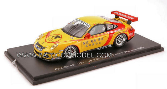 MODÈLE RÉDUIT COMPATIBLE AVEC PORSCHE 997 GT 3 N.99 ASIA 09 1:43 SPARK MODEL S2063