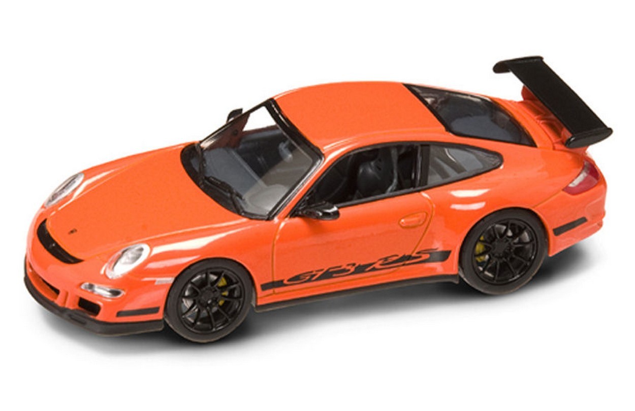 MODELLINO IN SCALA COMPATIBILE CON PORSCHE 997 GT 3 RS 2006 ORANGE 1:43 YAT MING YM43204OR