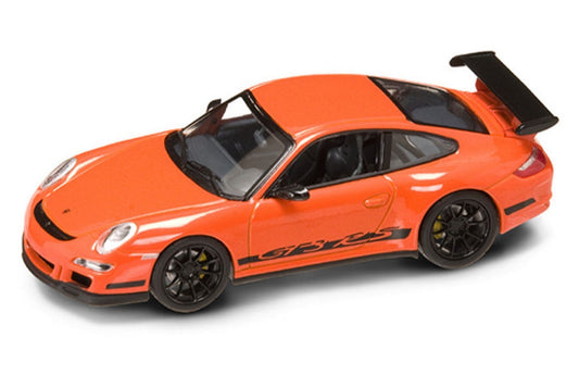 MODELLINO IN SCALA COMPATIBILE CON PORSCHE 997 GT 3 RS 2006 ORANGE 1:43 YAT MING YM43204OR