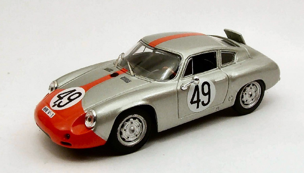 MODELE REDUIT COMPATIBLE AVEC PORSCHE ABARTH N.49 9ème 12 H SEBRING 1962 STRAHLE-BARTH 1:43 MEILLEUR MODELE BT9434