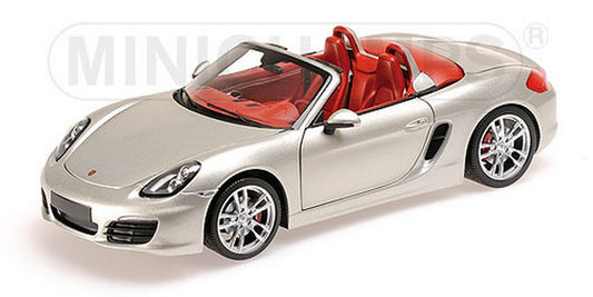 MODELLINO IN SCALA COMPATIBILE CON PORSCHE BOXSTER S 2012 GREY 1:18 MINICHAMPS PM110062030