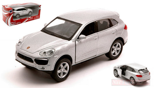 MODELLINO IN SCALA COMPATIBILE CON PORSCHE CAYENNE SILVER 1:32 NEW RAY NY51293CYNS
