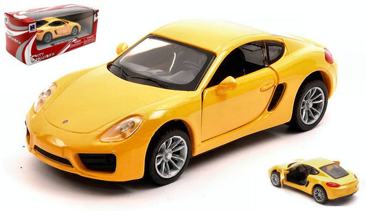 SCALE MODEL COMPATIBLE WITH PORSCHE CAYMAN (981) YELLOW 1:32 NEW RAY NY51293CYMY