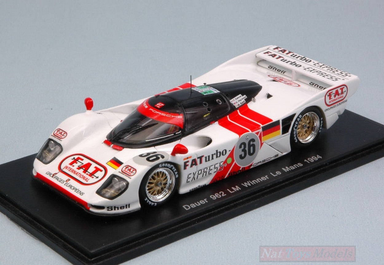 SCALE MODEL COMPATIBLE WITH PORSCHE DAUER N.36 WINNER LM 1994 BALDI-DALMAS-HAYWOOD 1:43 REPROD. SPARK S43LM94