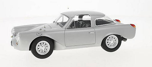 MODELLINO IN SCALA COMPATIBILE CON PORSCHE GIOCKLER COUPE  1954 SILVER 1:18 BOS MODEL BOS235
