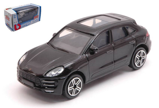 MODELLINO IN SCALA COMPATIBILE CON PORSCHE MACAN BLACK 1:43 BURAGO BU30299B