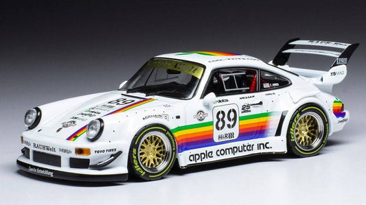 MODÈLE RÉDUIT COMPATIBLE AVEC PORSCHE RWB 930 N.89 APPKE COMPUTERS INC. BASÉ SUR 911 (930) 1:43 IXO MODEL MOC318