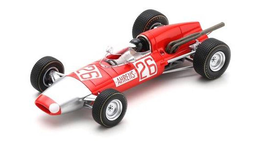 SCALE MODEL COMPATIBLE WITH PROTOS 16 KURT AHRENS 1967 N.26 GERMAN GP 1:43 SPARK MODEL S7566