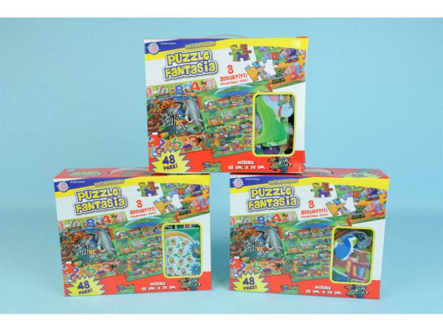MODELLINO IN SCALA COMPATIBILE CON PUZZLE SOFFICE PZ.48 cm 69x76 ASS.3 MODELLI PRODUTTORI VARI GO5983