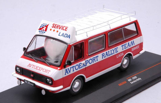 MODELE REDUIT COMPATIBLE AVEC RAF 2203 ASSITANCE AVEC GALERIE DE TOIT ET ROUES 1:43 IXO MODEL RAC395