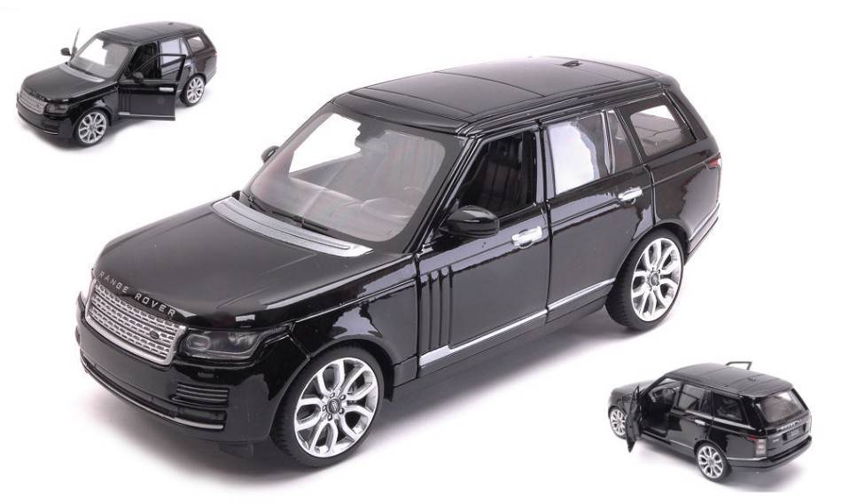 SCALE MODEL COMPATIBLE WITH RANGE ROVER BLACK 1:24 RASTAR RAT56300BK