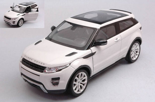 SCALE MODEL COMPATIBLE WITH RANGE ROVER EVOQUE COUPE' 2011 WHITE 1:24 WELLY WE4619
