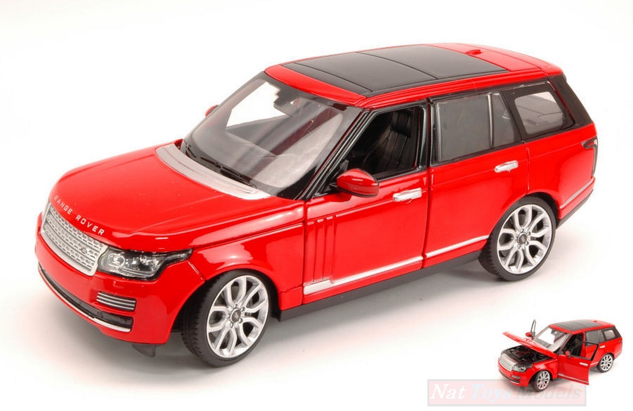 SCALE MODEL COMPATIBLE WITH RANGE ROVER IV SERIES 2012 RED 1:24 RASTAR RAT56300R