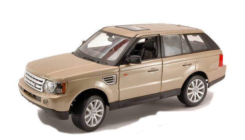 SCALE MODEL COMPATIBLE WITH RANGE ROVER SPORT 2006 GOLD 1:18 BURAGO BU12069GD