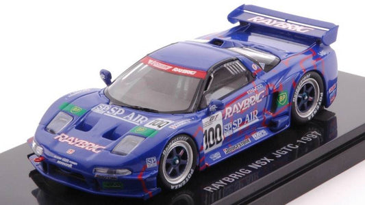 SCALE MODEL COMPATIBLE WITH RAYBRIG NSX N.100 JGTC 1997 T.KUNIMITSU-I.AKIRA 1:43 EBBRO EB44220