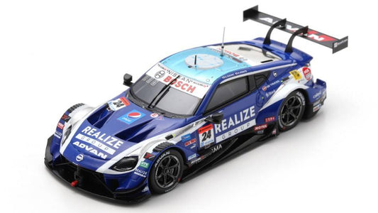 SCALE MODEL COMPATIBLE WITH REALIZE ADVAN Z N.24 SUPER GT500 2023 D.SASAKI-K.HIRATE 1:43 SPARK MODEL SGT059
