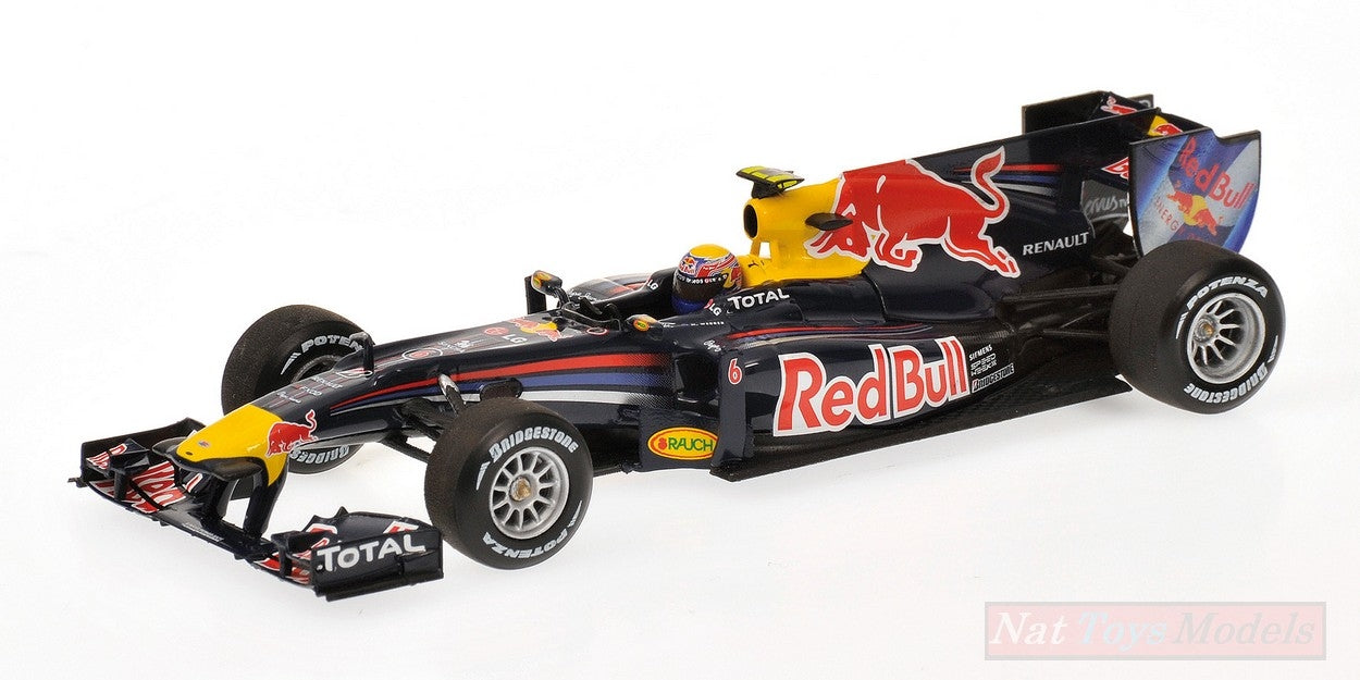 SCALE MODEL COMPATIBLE WITH RED BULL M.WEBBER 2010 1:43 MINICHAMPS PM410100006