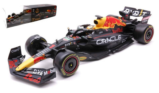 SCALE MODEL COMPATIBLE WITH RED BULL N.1 WINN.ABU DHABI GP 2022 M.VERSTAPPEN W/HARD CASE 1:24 BURAGO BU28026V