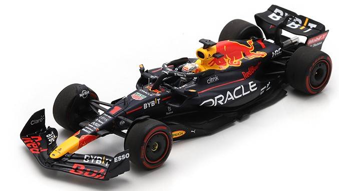 SCALE MODEL COMPATIBLE WITH RED BULL RB18 MAX VERSTAPPEN 2022 N.1 WINNER ITALIAN GP 1:43 SPARK MODEL S8550