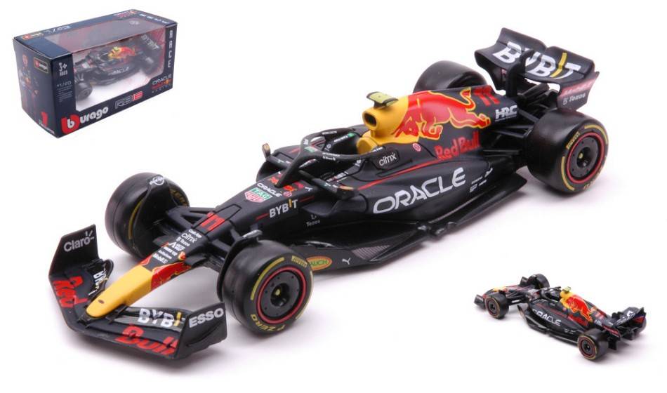 SCALE MODEL COMPATIBLE WITH RED BULL RB18 N.11 SERGIO PEREZ 2022 1:43 BURAGO BU38061P