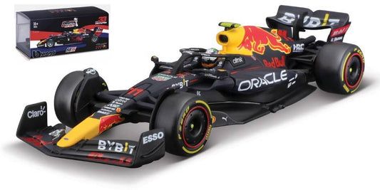 SCALE MODEL COMPATIBLE WITH RED BULL RB18 N.11 SERGIO PEREZ 2022 SIGNATURE W/HELMET 1:43 BURAGO BU38062P