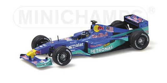 MODELLINO IN SCALA COMPATIBILE CON RED BULL SAUBER DINIZ 00 MALAY.1:43 MINICHAMPS PM430000116