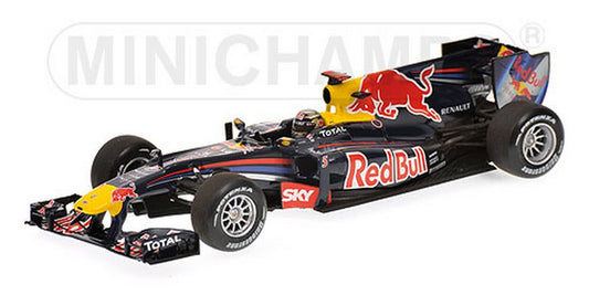 MODELLINO IN SCALA COMPATIBILE CON RED BULL S.VETTEL 2010 WINNER BRAZILIAN GP 1:43 MINICHAMPS PM410100205