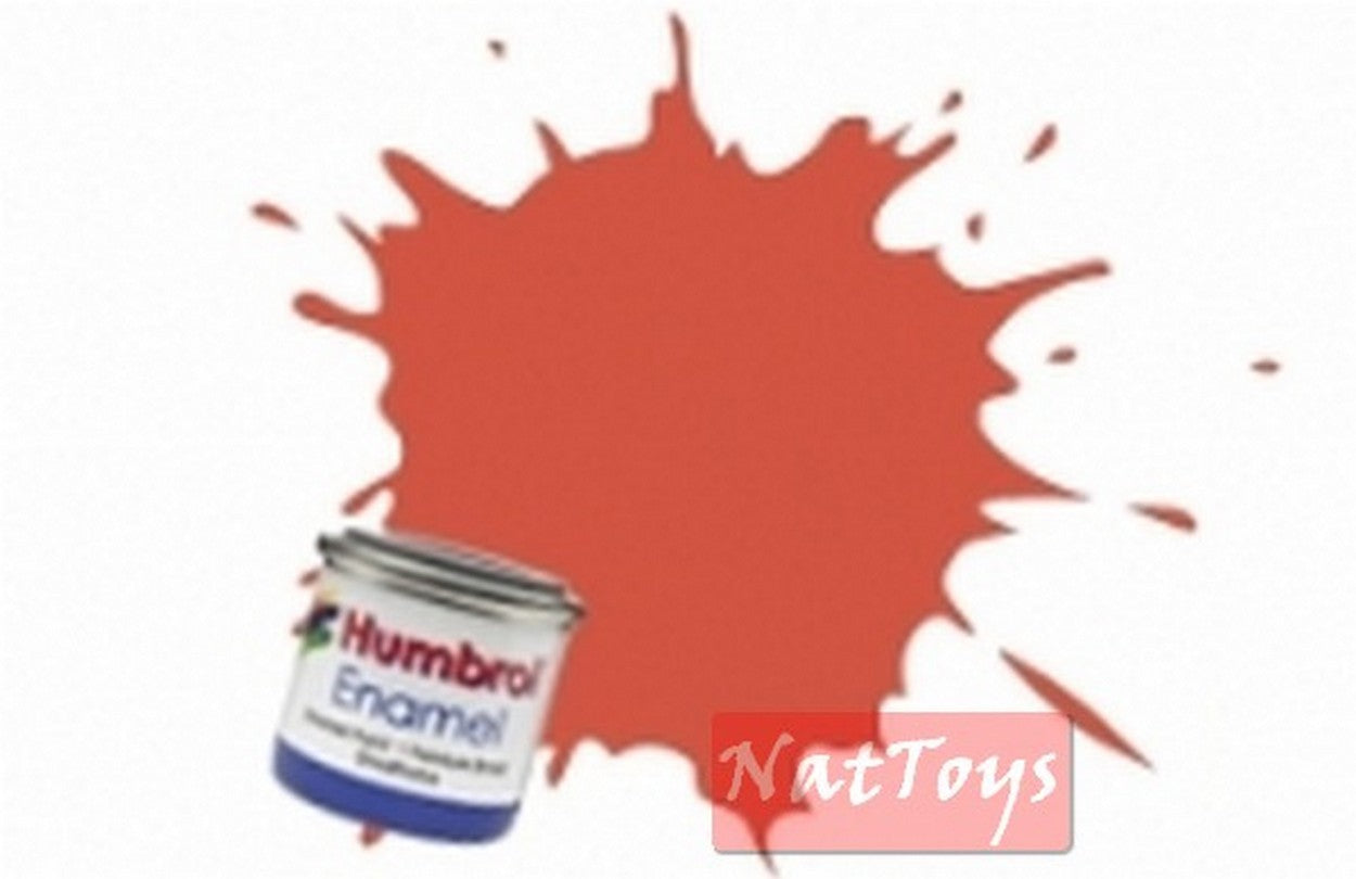 MODEL COLORS RED SATIN Pcs.6 HUMBROL HB0132