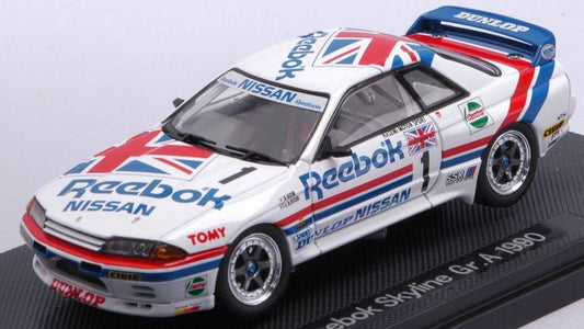 SCALE MODEL COMPATIBLE WITH REEBOK SLYLINE N.1 Gr.A 1990 M.HASEMI-A.OLOFSSON 1:43 EBBRO EB44160