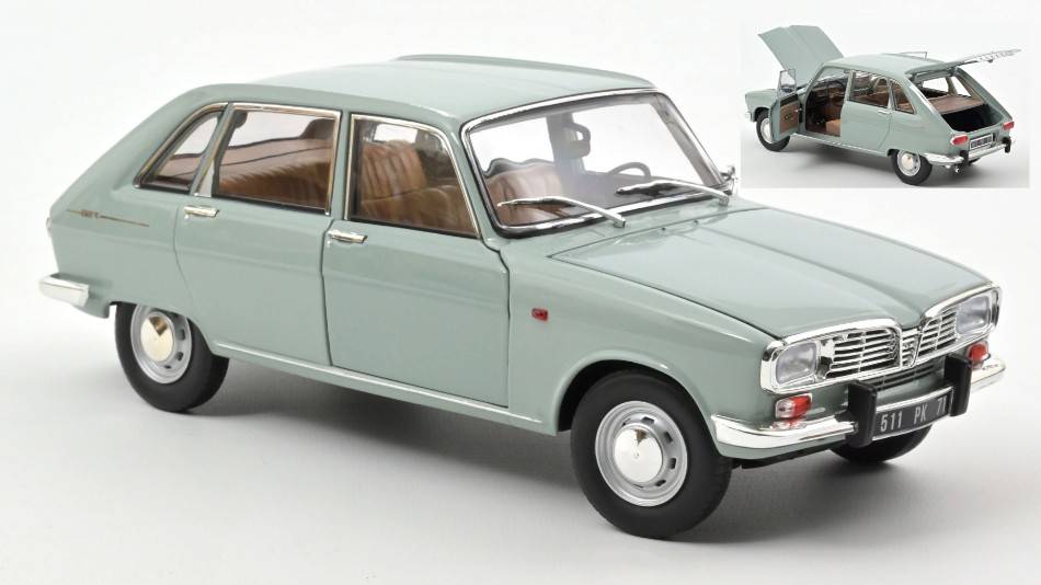 MODELLINO IN SCALA COMPATIBILE CON RENAULT 16 SUPER 1965 AZUR 1:18 NOREV NV185131