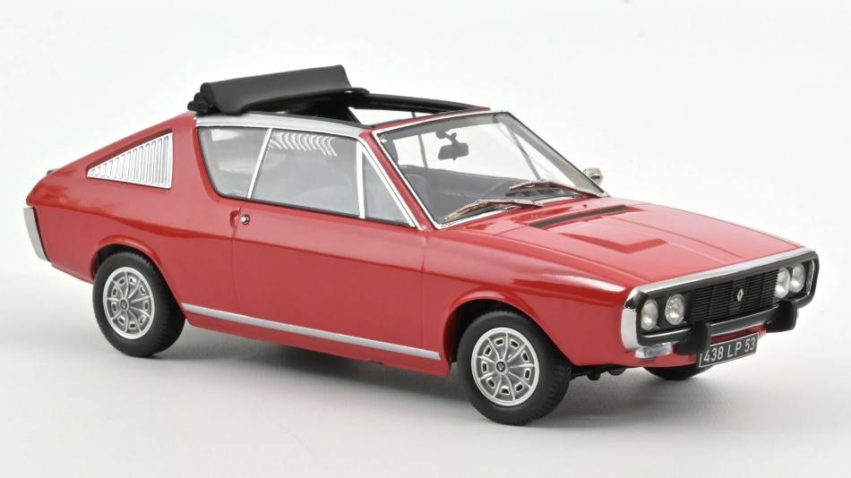 MODELLINO IN SCALA COMPATIBILE CON RENAULT 17 GORDINI DECOUVRABLE 1975 RED 1:18 NOREV NV185371