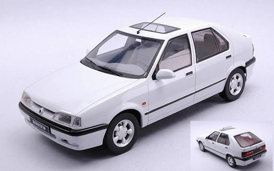 MODELLINO IN SCALA COMPATIBILE CON RENAULT 19 1994 WHITE 1:18 TRIPLE 9 T9-1800454