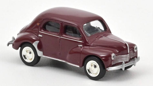 MODELE REDUIT COMPATIBLE AVEC RENAULT 4 CV 1950 MAROON 1:64 NOREV NV310935