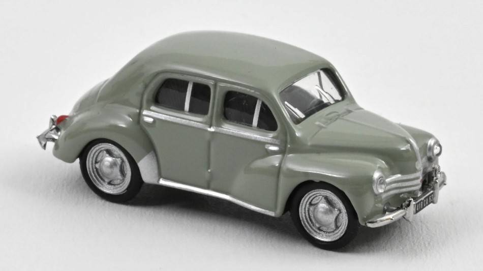 SCALE MODEL COMPATIBLE WITH RENAULT 4CV 1955 PASTEL GRAY 1:87 NOREV NV513217