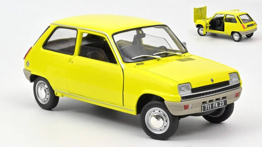 MODELLINO IN SCALA COMPATIBILE CON RENAULT 5 1974 YELLOW 1:18 NOREV NV185173