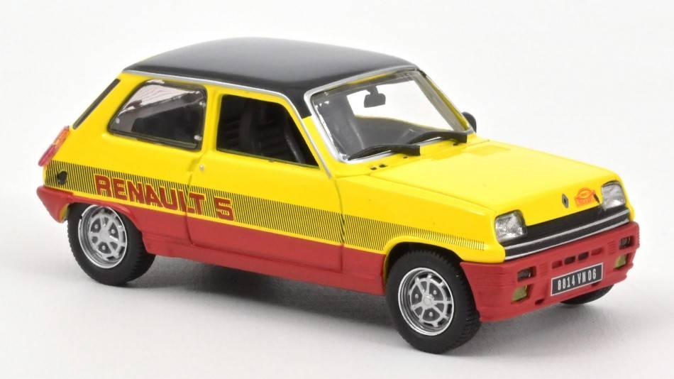 MODELLINO IN SCALA COMPATIBILE CON RENAULT 5 TS "MONTE CARLO" 1978 1:43 NOREV NV510536